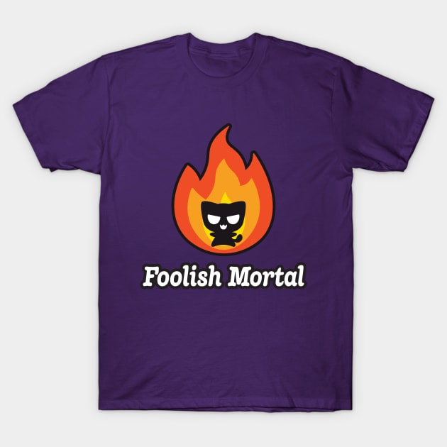 Foolish Mortal Halloween: Cute Demon Cat T-Shirt by CallamSt